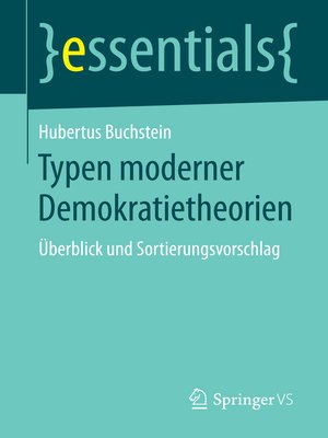 cover image of Typen moderner Demokratietheorien